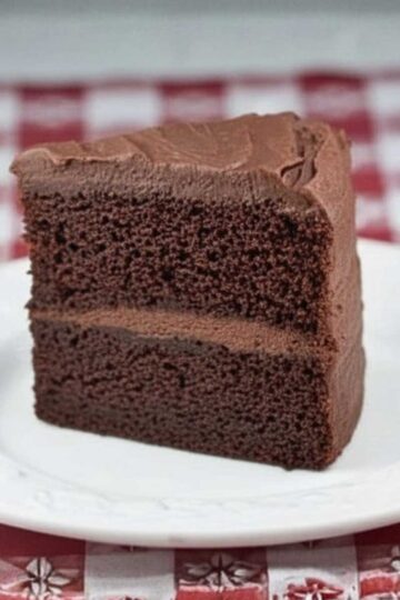 Classic Chocolate Layer Cake recipe with creamy frosting.