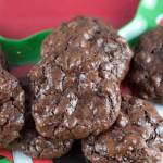 Flourless Chocolate Pecan Cookies