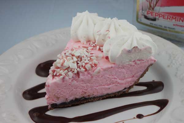 Frozen Peppermint Cream Pie