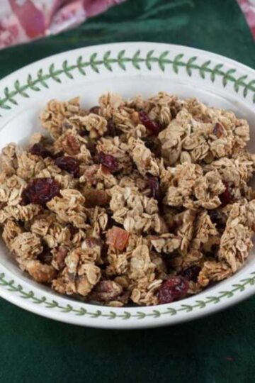 Crunchy granola recipe with no oil