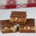 milk chocolate caramel bars