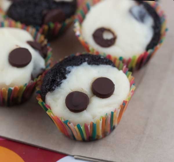 mini black bottom cupcakes