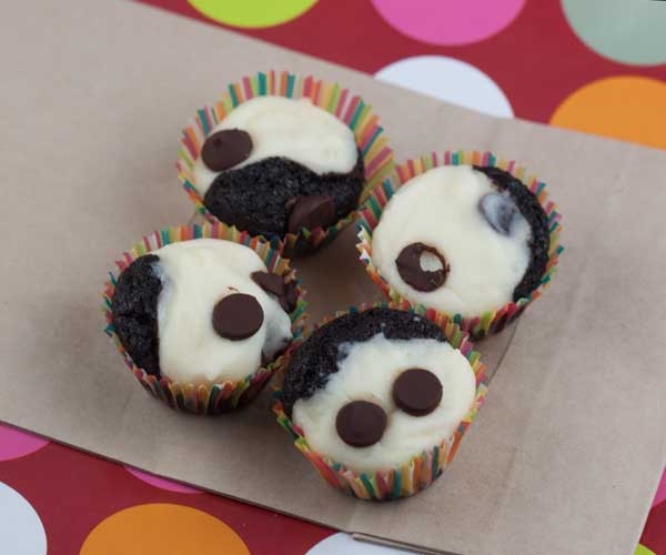mini black bottom cupcakes