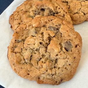 One Cup Cookies from a recipe that calls for 1 cup butter, 1 cup peanut butter, 1 cup flour, etc.