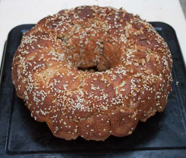 Seeded Whole Wheat Bubble Bread
