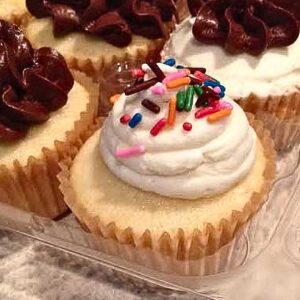 White Lily Vanilla Butter Cupcakes.