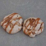 Caramel Cashew Meringue Cookies