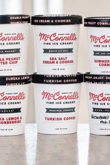 Reviews of McConnell's Ice Cream by flavor.