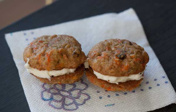 Inside Out Carrot Cake Cookies