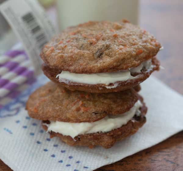 Inside Out Carrot Cake Cookies
