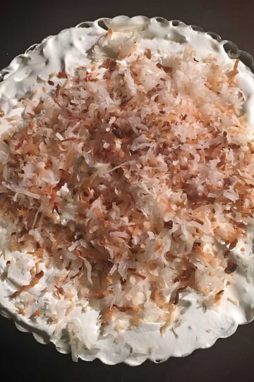 An easy coconut cream tart baked in an interesting tart shell from David Lebovitz.