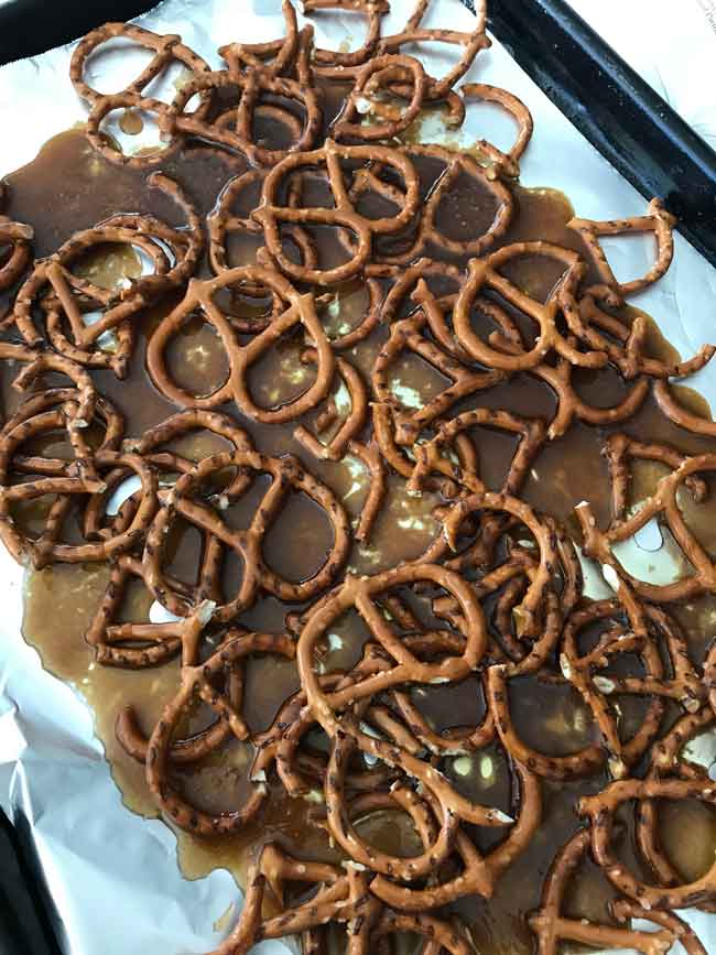 Pretzel Toffee