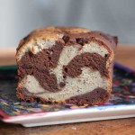 marbled banana bread