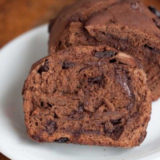 dark chocolate cherry bread