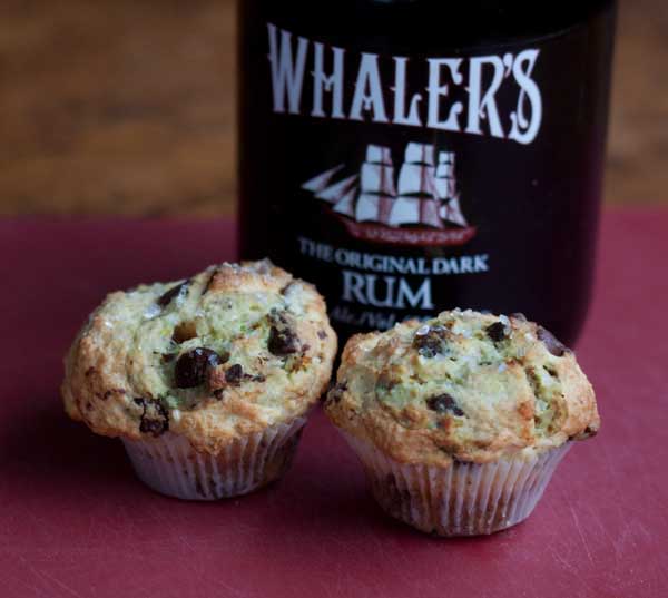 Ricotta Rum Chocolate Chip Muffins