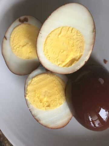 An easy balsamic pickled eggs recipe plus tips on how to boil eggs.