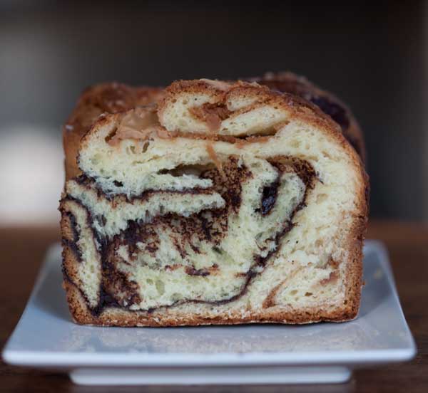 chocolate peanut butter babka