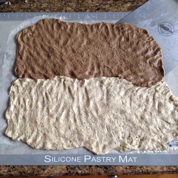 marble rye bread dough