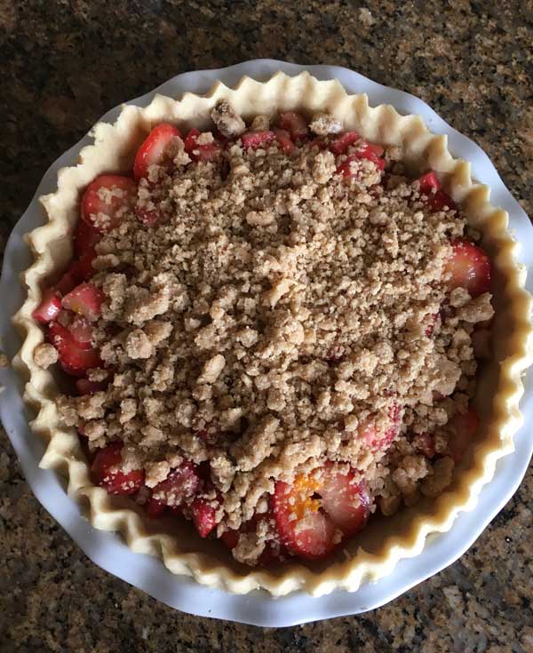 strawberry rhubarb pie