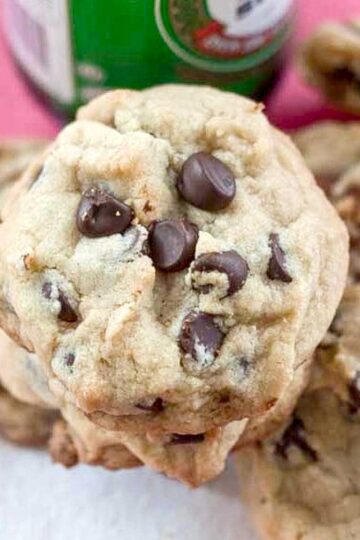 Recipe for chocolate chip cookies with soy sauce for umami.