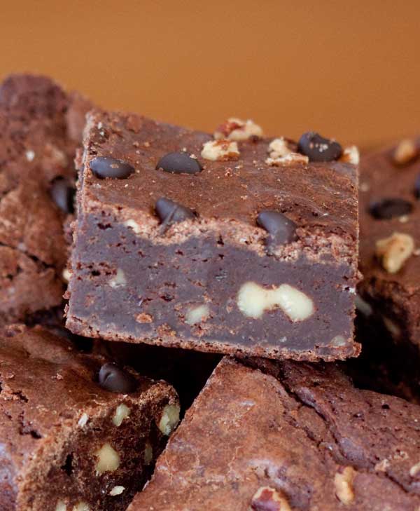 thick fudge brownies