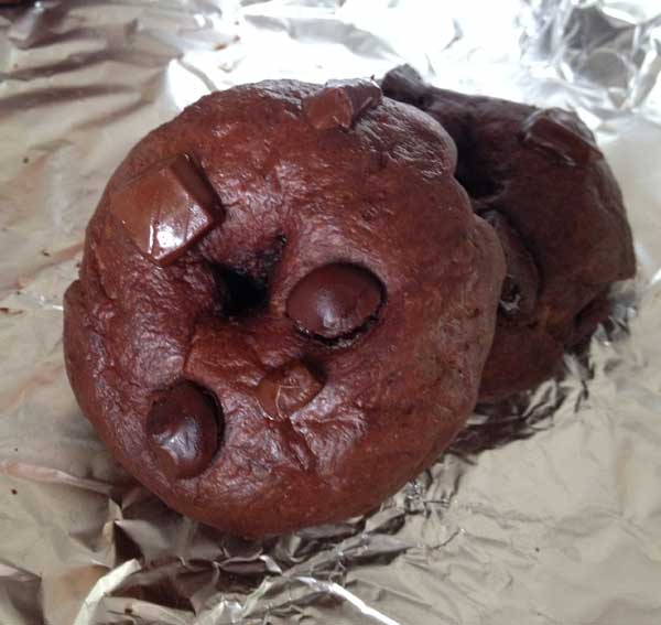 double chocolate bagels