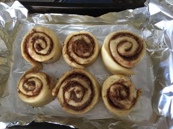 food processor cinnamon rolls