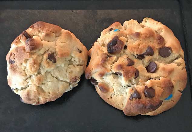 roasted flour chocolate chip cookies