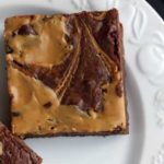 chocolate banana peanut butter swirl brownies