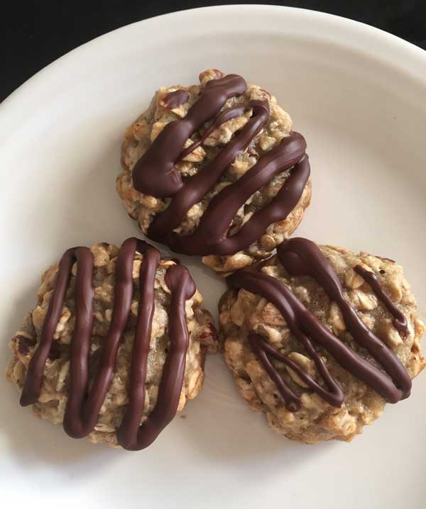 chocolate covered banana cookies