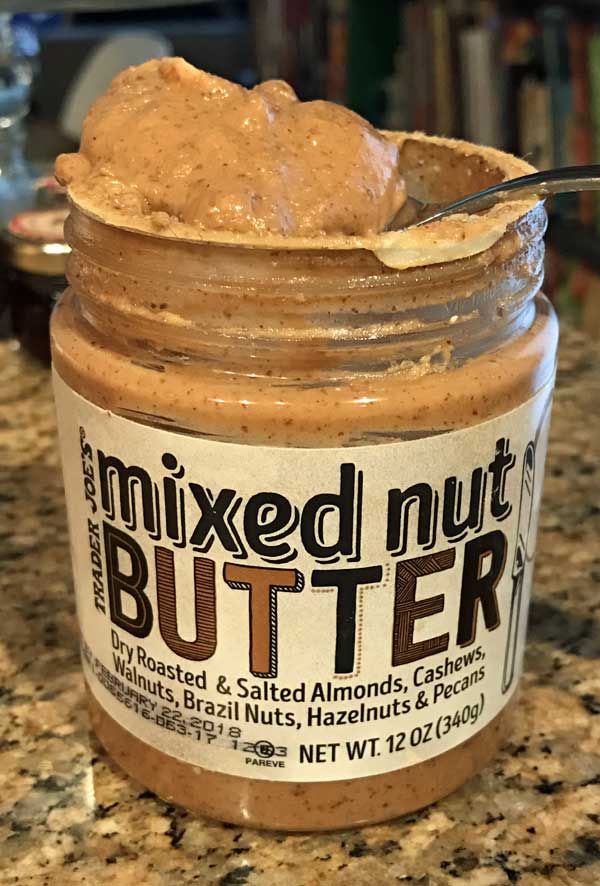Spoonful of Trader Joe's Nut Butter