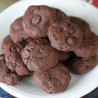 Vegan Double Chocolate Cookies