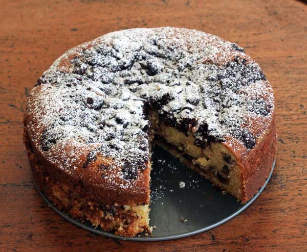 chocolate streusel coffee cake