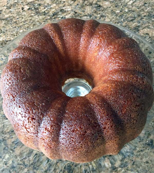 olive oil Bundt cake