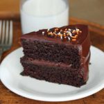 Haloween chocolate layer cake