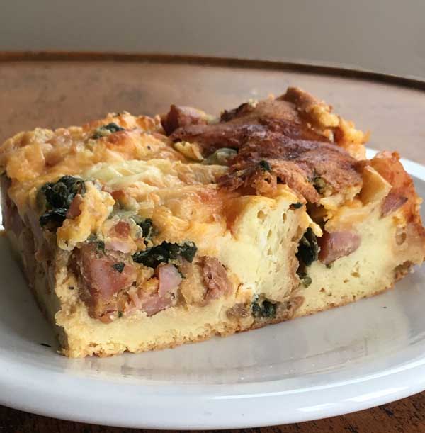 ham and cheese breakfast bake