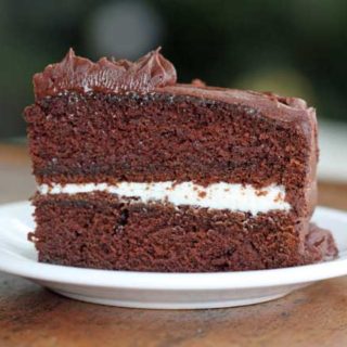 dark brown sugar chocolate cake