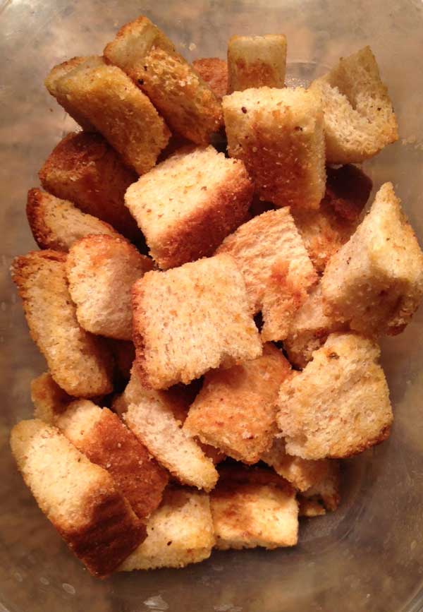 Spicy Homemade Croutons