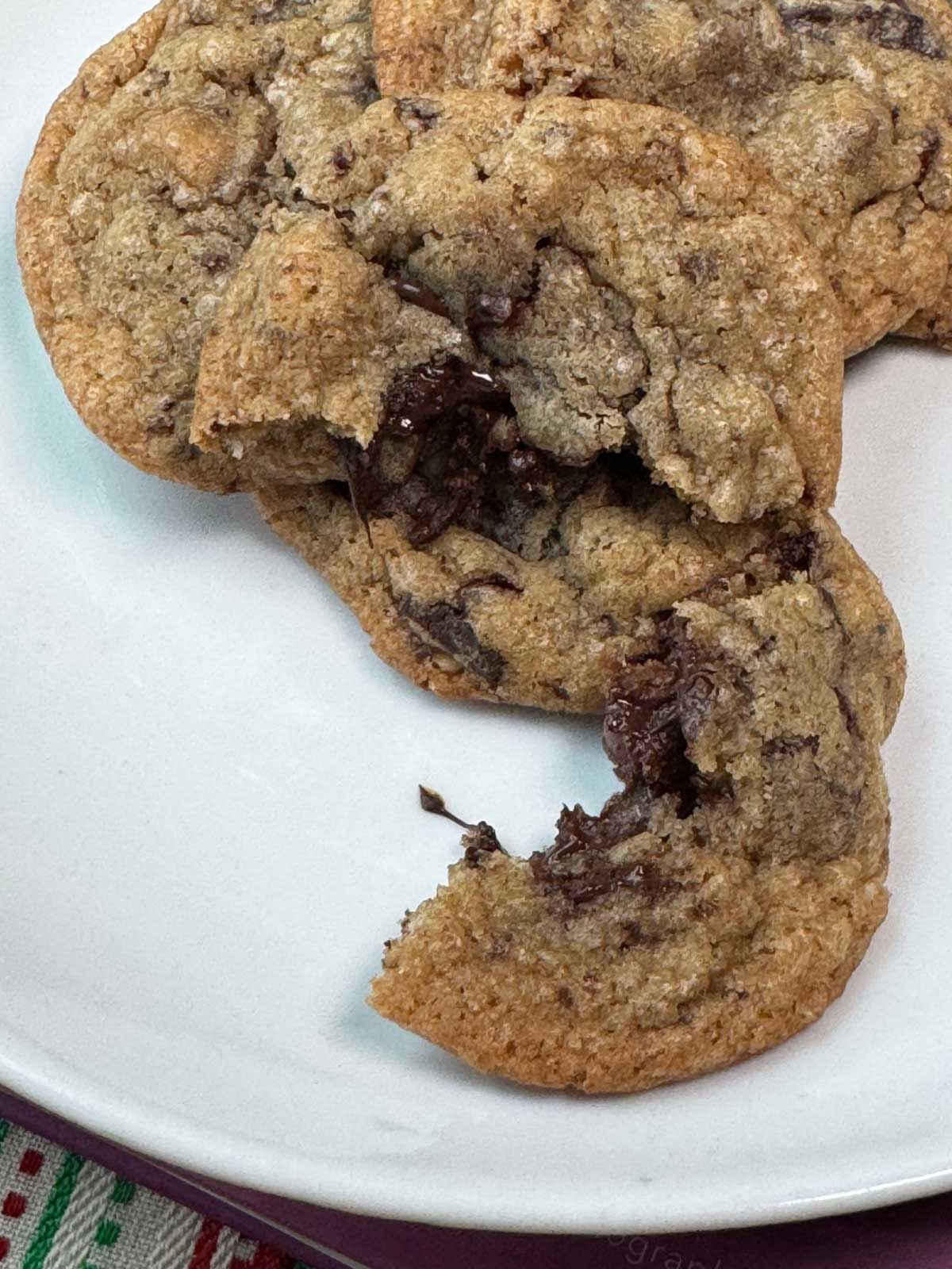 Dorie Greenspan's Chocolate Chip Cookies with nutmeg and coriander from Dorie's Cookies