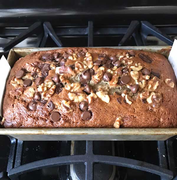 Chocolate Tahini Banana Bread