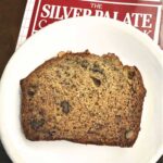 Slice of banana bread made with the Silver Palate Cookbook recipe.