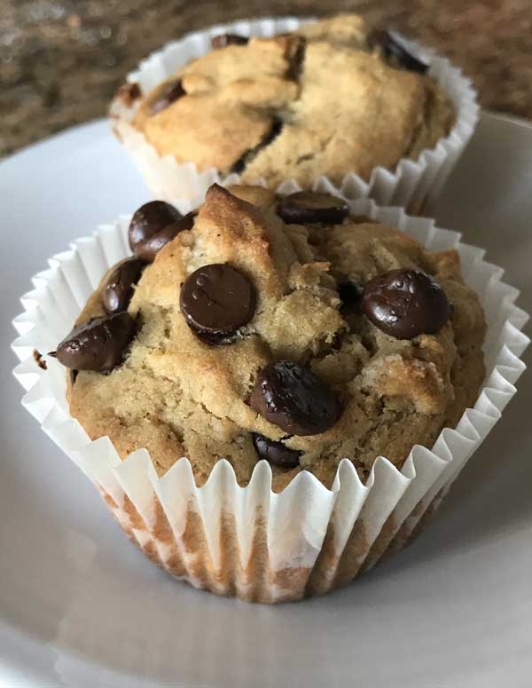 gluten free banana cappuccino muffins