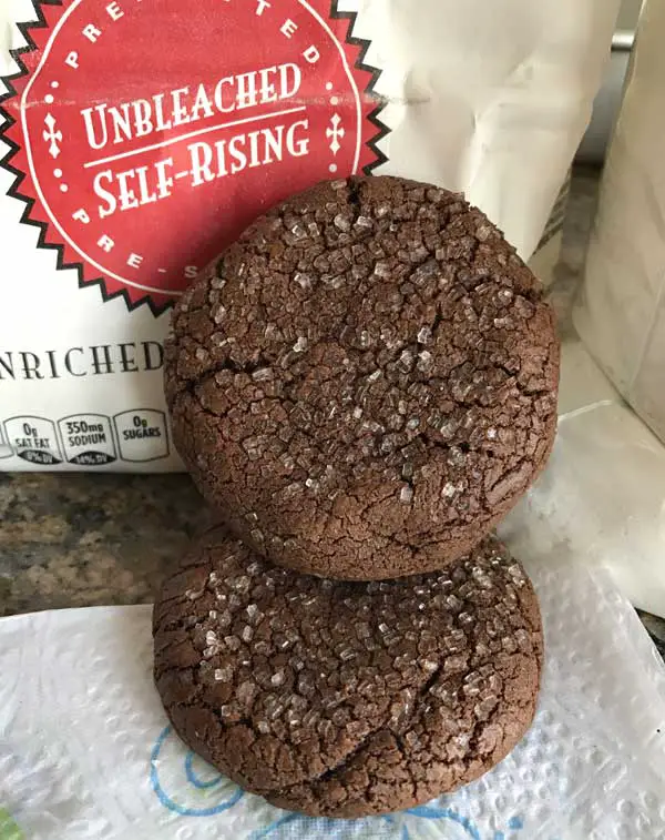 chocolate coffee crackle cookies