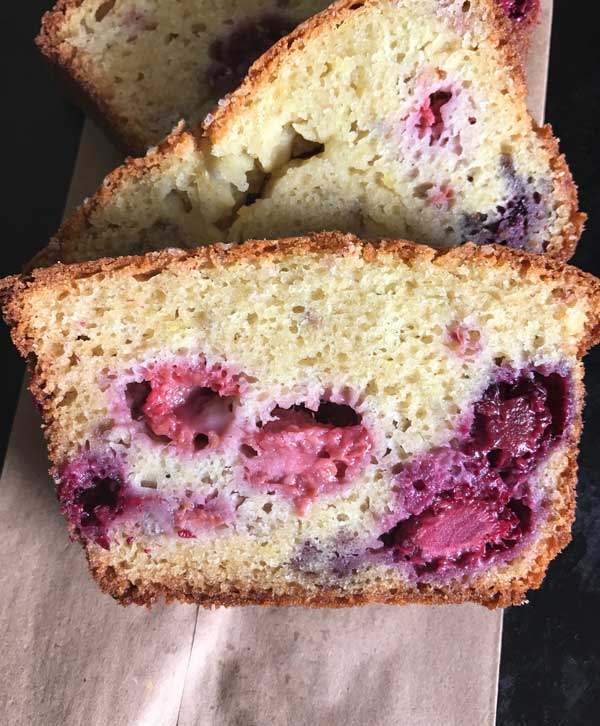 Blackberry Yogurt Loaf