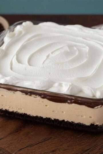 Frozen Mud Pie Dessert aka Mississippi Mud Pie