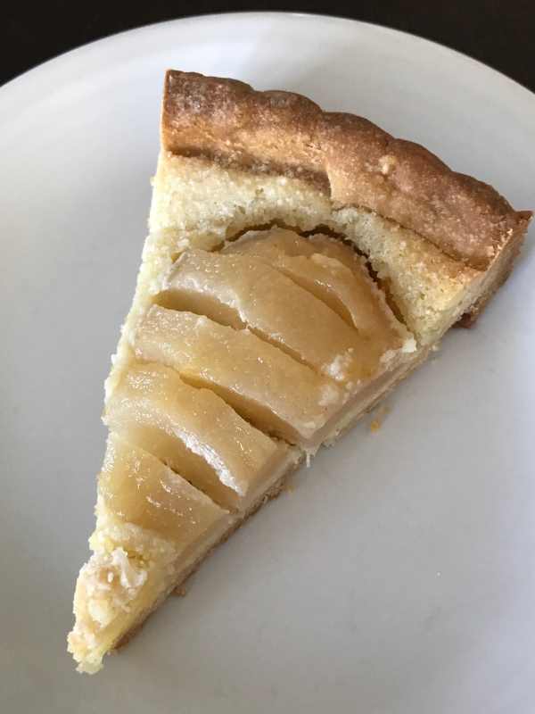 pear almond tart