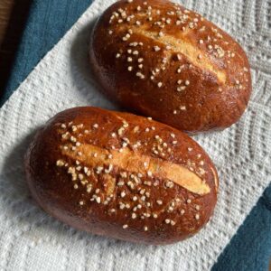 Easy Soft Pretzel Sticks and Pretzel Buns from Kid Chef Bakes