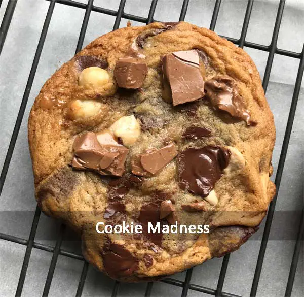 flat chocolate chunk cookies