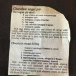 Chocolate Angel Pie