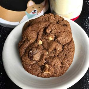 Chocolate Malted Hazelnut Cookies